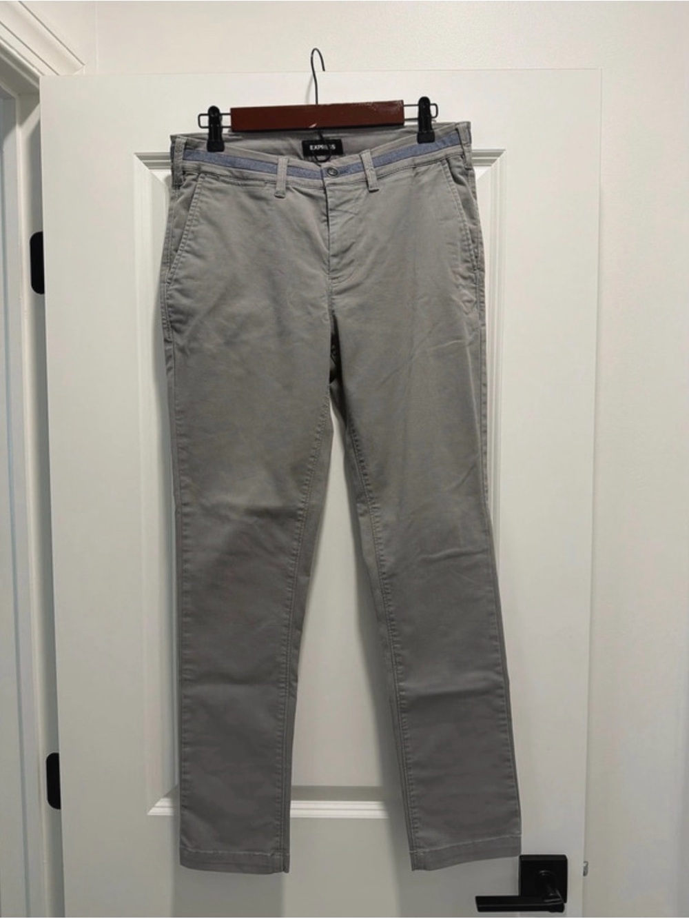 Express Light Gray Men's Dress Pants